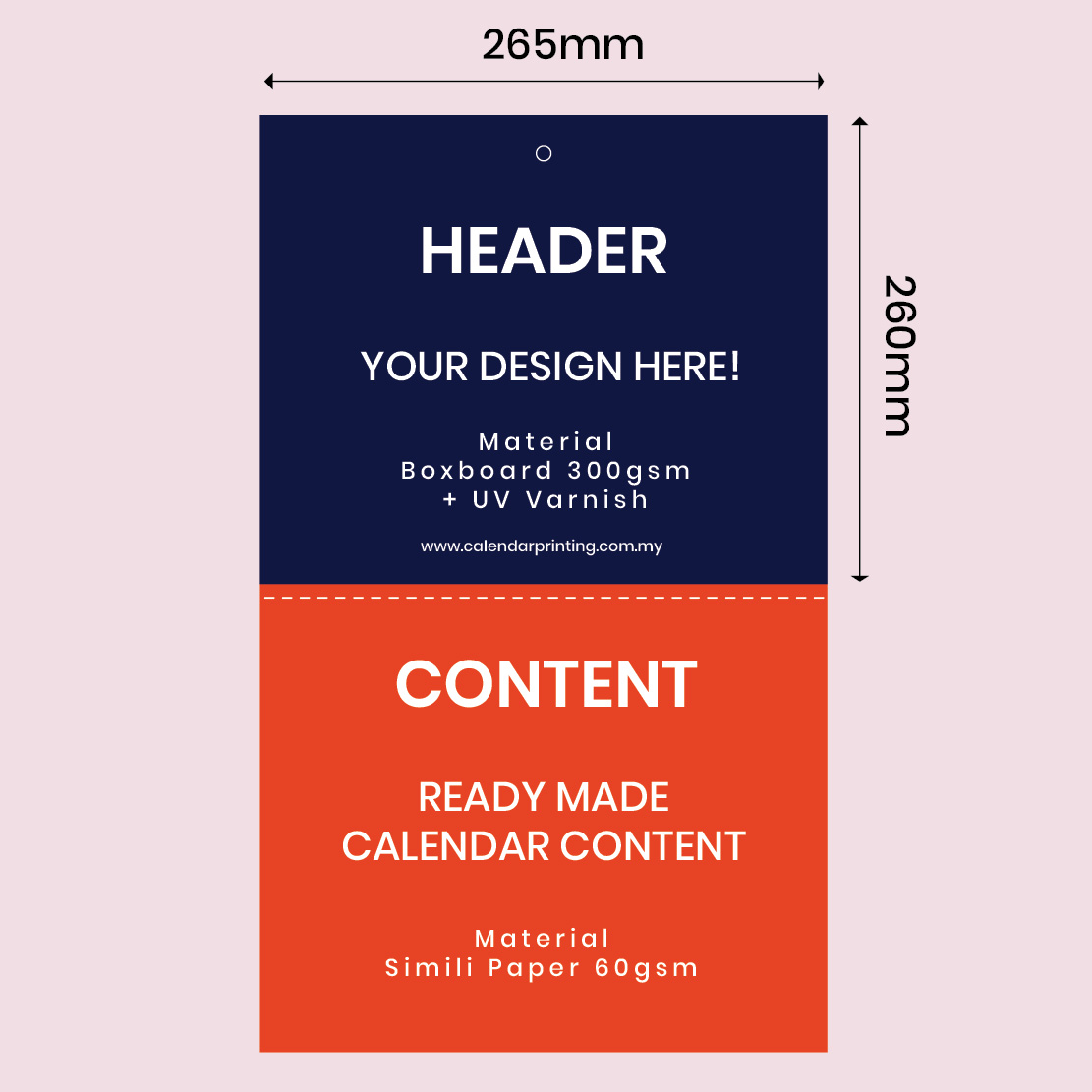 extra large kalendar